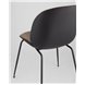 Комплект из двух стульев|Stool Group|Beetle PU бежевый, металлический каркас, черные ножки 2 шт Комплект из двух стульев|Stool Group|Beetle PU бежевый, металлический каркас, черные ножки 2 шт