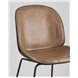 Комплект из двух стульев|Stool Group|Beetle PU бежевый, металлический каркас, черные ножки 2 шт Комплект из двух стульев|Stool Group|Beetle PU бежевый, металлический каркас, черные ножки 2 шт