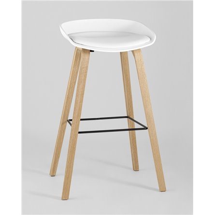 Комплект из двух стульев|Stool Group|LIBRA Soft БЕЛЫЙ, белый пластик в стиле лофт для создания элегантной обстановки в обществен