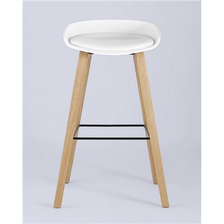 Комплект из двух стульев|Stool Group|LIBRA Soft БЕЛЫЙ, белый пластик в стиле лофт для создания элегантной обстановки в обществен