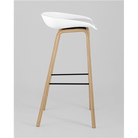 Комплект из двух стульев|Stool Group|LIBRA Soft БЕЛЫЙ, белый пластик в стиле лофт для создания элегантной обстановки в обществен