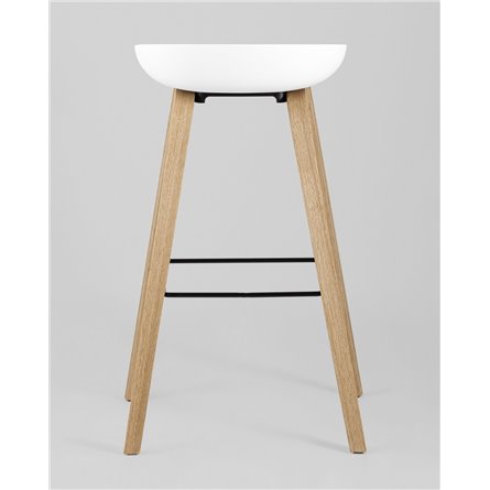 Комплект из двух стульев|Stool Group|LIBRA Soft БЕЛЫЙ, белый пластик в стиле лофт для создания элегантной обстановки в обществен