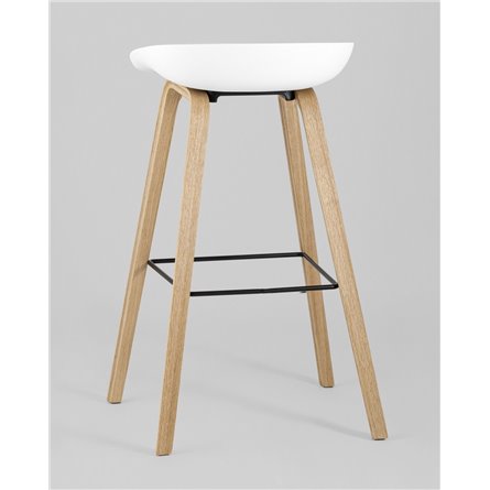 Комплект из двух стульев|Stool Group|LIBRA Soft БЕЛЫЙ, белый пластик в стиле лофт для создания элегантной обстановки в обществен