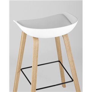 Комплект из двух стульев|Stool Group|LIBRA Soft БЕЛЫЙ, белый пластик в стиле лофт для создания элегантной обстановки в обществен