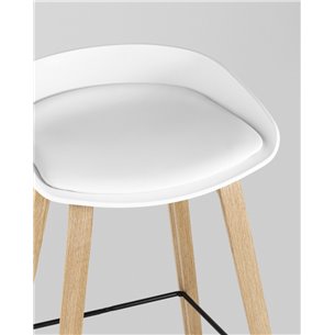 Комплект из двух стульев|Stool Group|LIBRA Soft БЕЛЫЙ, белый пластик в стиле лофт для создания элегантной обстановки в обществен