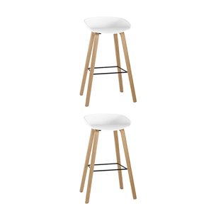 Стул барный LIBRA БЕЛЫЙ 2 шт