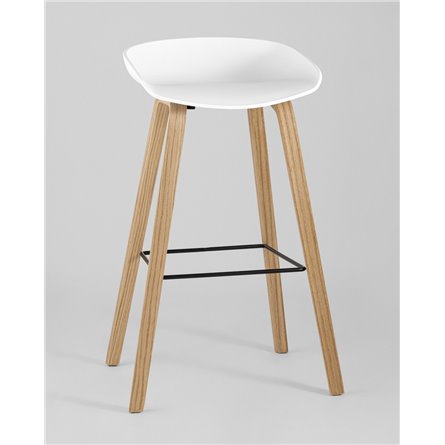 Комплект из двух стульев|Stool Group|LIBRA БЕЛЫЙ, белый пластик в стиле лофт для создания элегантной обстановки в общественных з