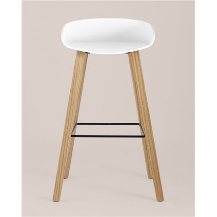 Комплект из двух стульев|Stool Group|LIBRA БЕЛЫЙ, белый пластик в стиле лофт для создания элегантной обстановки в общественных з