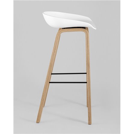 Комплект из двух стульев|Stool Group|LIBRA БЕЛЫЙ, белый пластик в стиле лофт для создания элегантной обстановки в общественных з