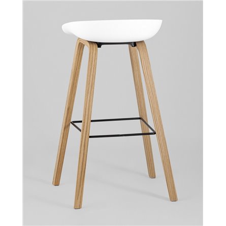 Комплект из двух стульев|Stool Group|LIBRA БЕЛЫЙ, белый пластик в стиле лофт для создания элегантной обстановки в общественных з