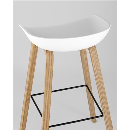 Комплект из двух стульев|Stool Group|LIBRA БЕЛЫЙ, белый пластик в стиле лофт для создания элегантной обстановки в общественных з