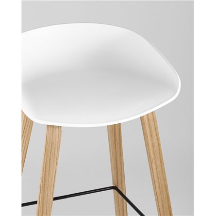 Комплект из двух стульев|Stool Group|LIBRA БЕЛЫЙ, белый пластик в стиле лофт для создания элегантной обстановки в общественных з