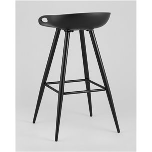 Комплект из двух стульев|Stool Group|Флэш черный, лаконичный внешний вид 2 шт