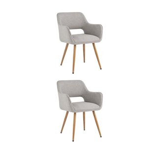 Стул Кромвель II серый 2 шт