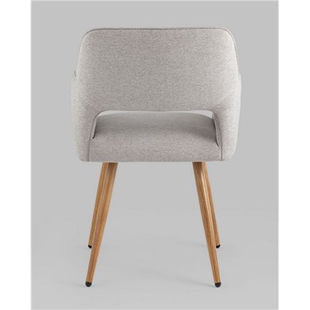 Комплект из двух стульев|Stool Group|Кромвель II серый, широкая эргономичная спинка, удобные подлокотники, обивка плотная ткань,