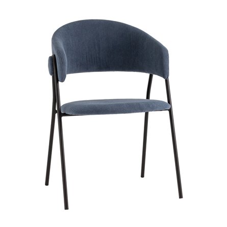 Стул Колин NEW вельвет пыльно-синий