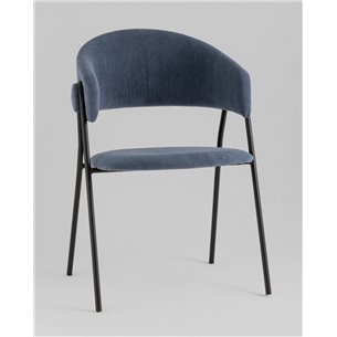 Стул|Stool Group|NEW вельвет пыльно-синий