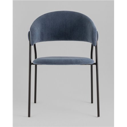 Стул|Stool Group|NEW вельвет пыльно-синий