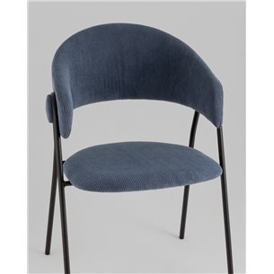 Стул|Stool Group|NEW вельвет пыльно-синий