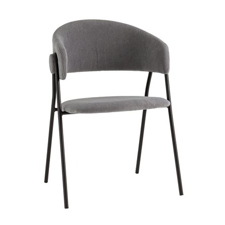 Стул Колин NEW вельвет серый