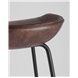 Комплект из двух стульев|Stool Group|Beetle Lite PU коричневый, металлический каркас, черные ножки 2 шт Комплект из двух стульев|Stool Group|Beetle Lite PU коричневый, металлический каркас, черные ножки 2 шт