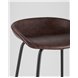 Комплект из двух стульев|Stool Group|Beetle Lite PU коричневый, металлический каркас, черные ножки 2 шт Комплект из двух стульев|Stool Group|Beetle Lite PU коричневый, металлический каркас, черные ножки 2 шт