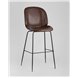 Комплект из двух стульев|Stool Group|Beetle со спинкой коричневый, экокожа, каркас металлический 2 шт Комплект из двух стульев|Stool Group|Beetle со спинкой коричневый, экокожа, каркас металлический 2 шт