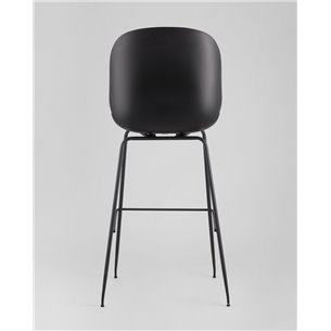Комплект из двух стульев|Stool Group|Beetle со спинкой серый, экокожа, каркас металлический 2 шт