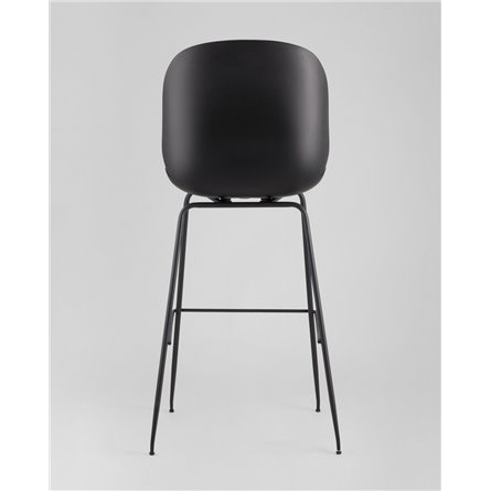 Комплект из двух стульев|Stool Group|Beetle со спинкой серый, экокожа, каркас металлический 2 шт