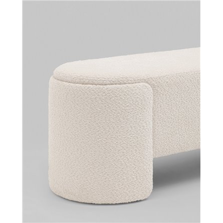 Банкетка|Stool Group|Банкетка Taks букле белый