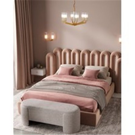 Банкетка|Stool Group|букле светло-серый