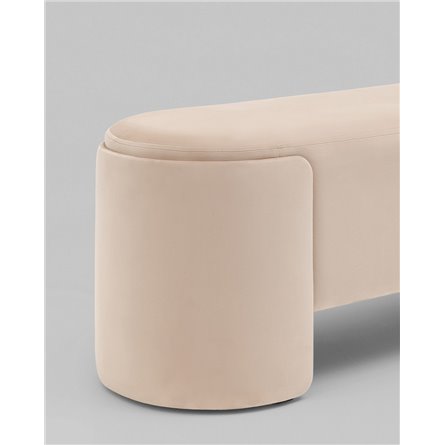 Банкетка|Stool Group|Банкетка Taks велюр молочный