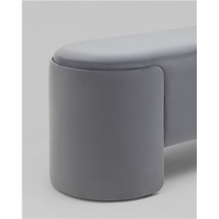 |Stool Group|Банкетка Taks велюр серый