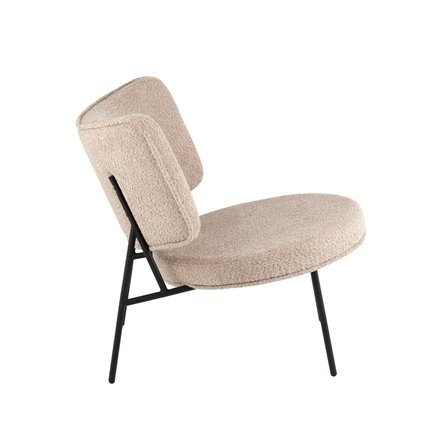 Кресло District Lounge букле капучино