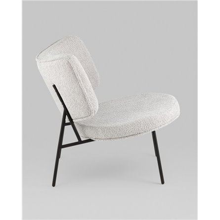 Кресло|Stool Group|Кресло District Lounge букле светло-серый