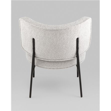 Кресло|Stool Group|Кресло District Lounge букле светло-серый