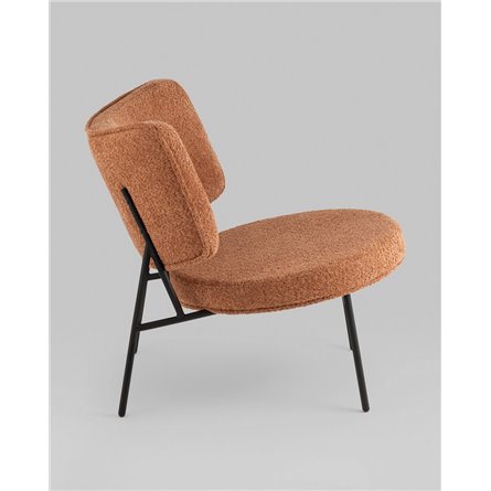 Кресло|Stool Group|Кресло District Lounge букле терракотовый