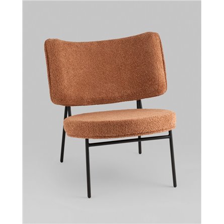Кресло|Stool Group|Кресло District Lounge букле терракотовый