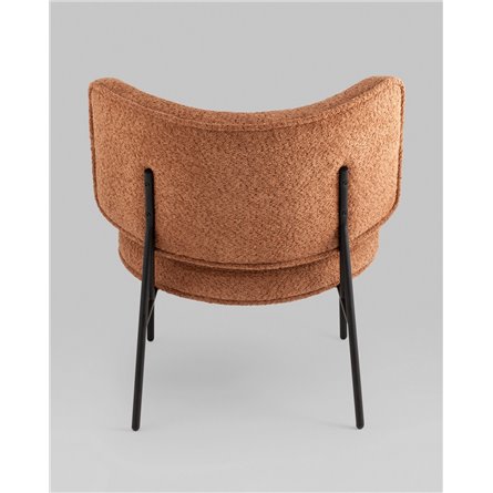 Кресло|Stool Group|Кресло District Lounge букле терракотовый