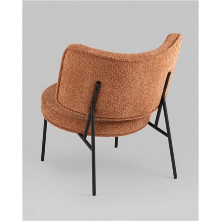 Кресло|Stool Group|Кресло District Lounge букле терракотовый