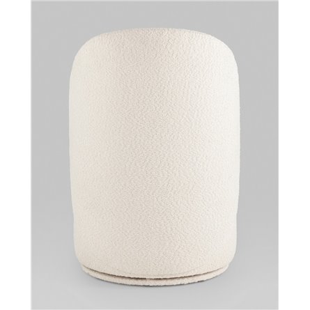 Пуф|Stool Group|Пуф Loreen вращающийся букле белый