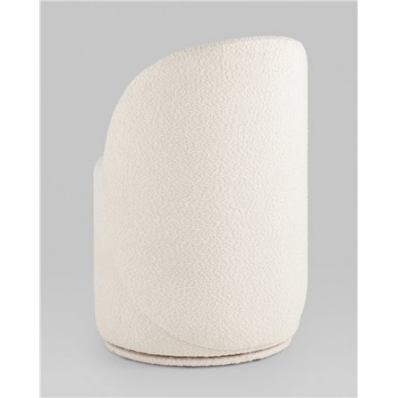 Пуф|Stool Group|Пуф Loreen вращающийся букле белый