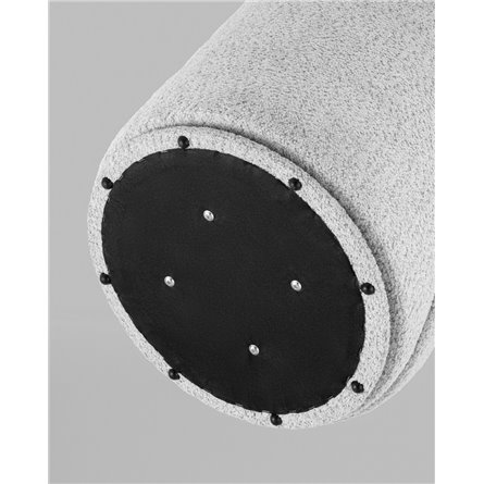 Самовывоз в день оплаты. Гарантия 1 год.|Stool Group|Пуф Loreen вращающийся велюр молочный