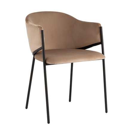 Стул Brace велюр капучино