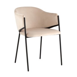 Стул Brace велюр молочный