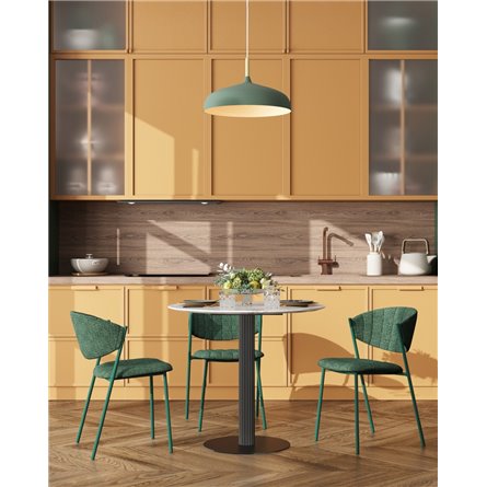 Стул|Stool Group|Харпер ткань рогожка зеленый каркас зеленый полуглянцевый муар