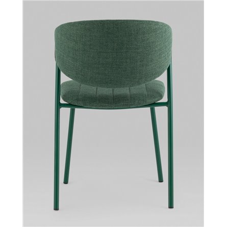 Стул|Stool Group|Харпер ткань рогожка зеленый каркас зеленый полуглянцевый муар