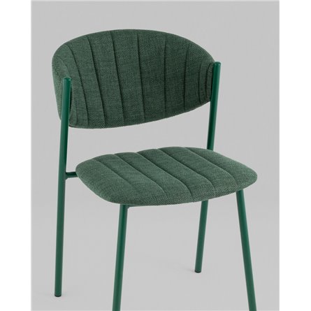 Стул|Stool Group|Харпер ткань рогожка зеленый каркас зеленый полуглянцевый муар