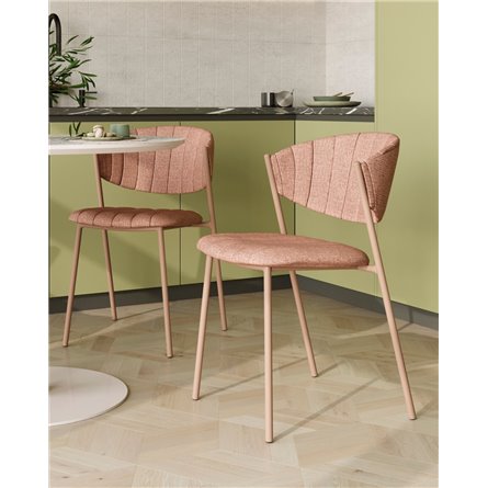 Стул|Stool Group|Харпер ткань рогожка капучино каркас бежево-серый матовый