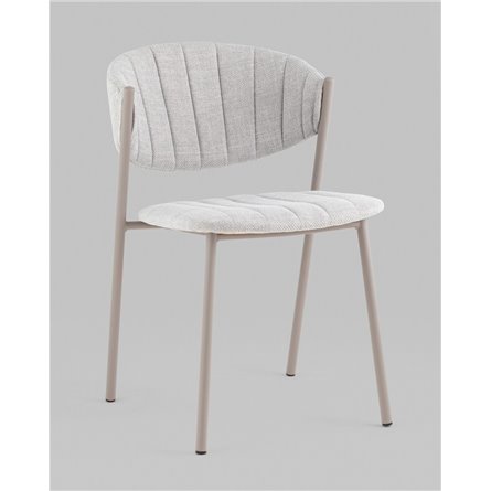 Стул|Stool Group|Харпер ткань рогожка серо-голубой каркас серый матовый